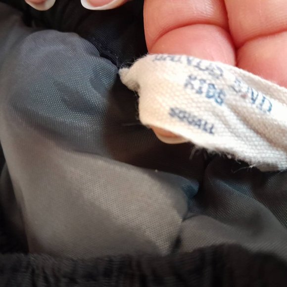 Lands End Squall Snow Pants 8 Husky Black - Picture 4 of 6